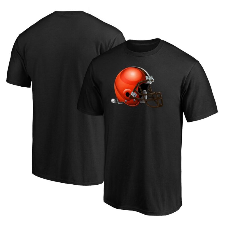 Cleveland Browns Midnight Mascot Team Logo Unisex T-Shirt Black