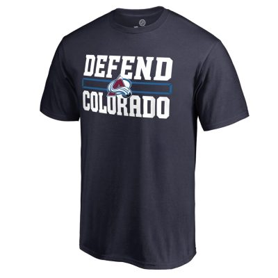 Colorado Avalanche Hometown Collection Defend Unisex T-Shirt - Navy