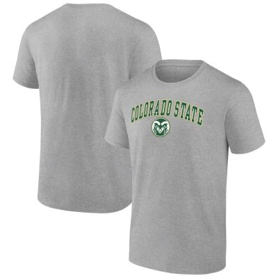 Colorado State Rams Campus Unisex T-Shirt Heather Gray