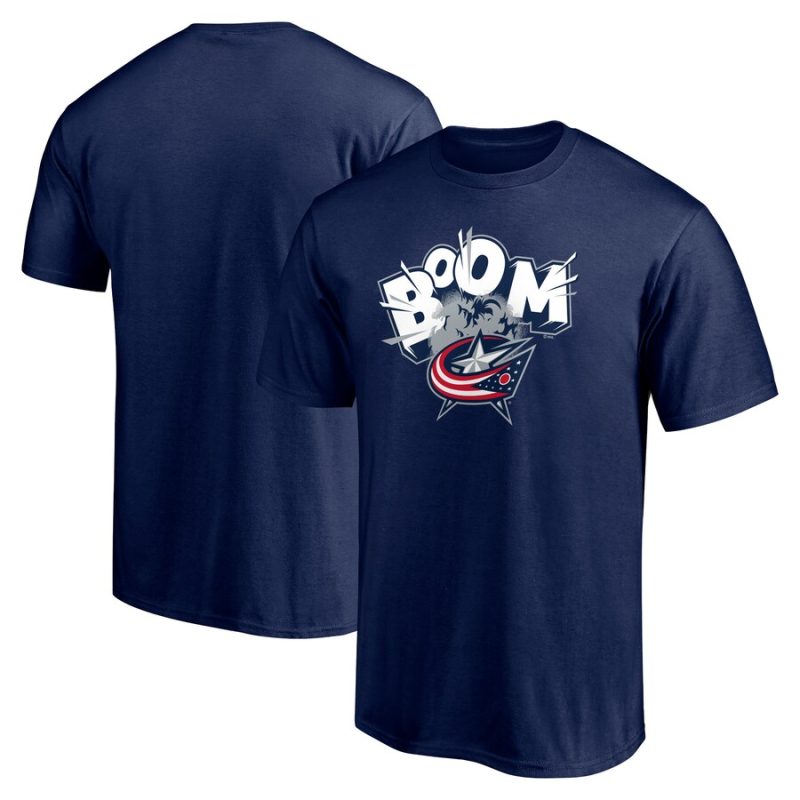 Columbus Blue Jackets Hometown Collection Push Ahead Unisex T-Shirt - Navy