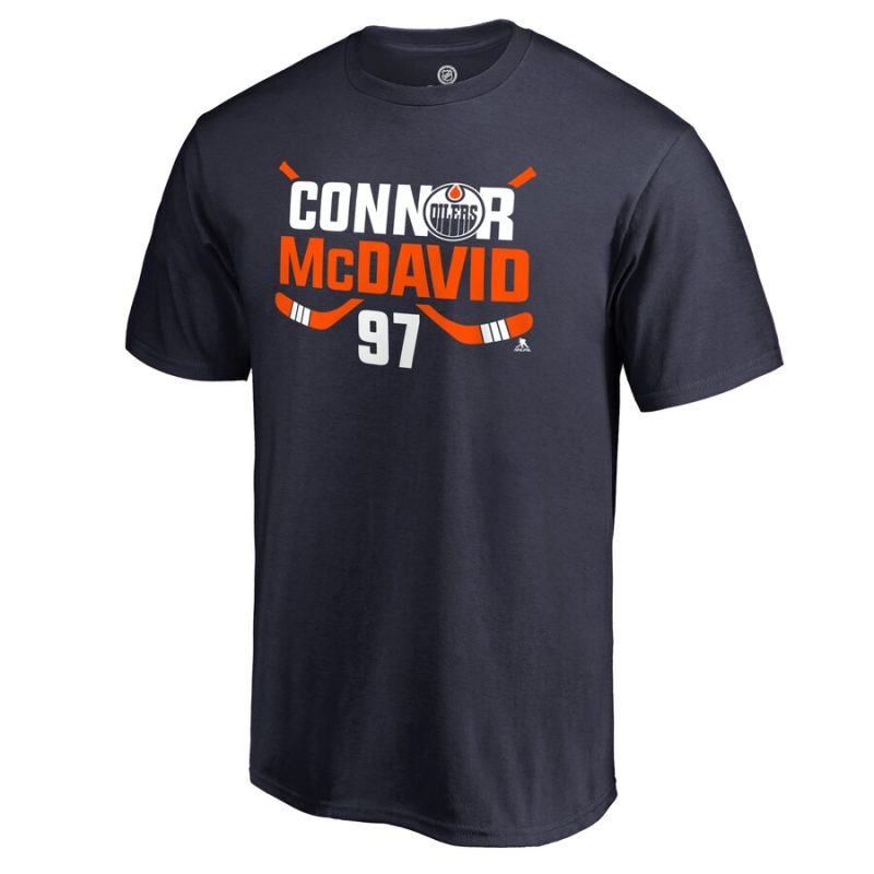 Connor McDavid Edmonton Oilers Hometown Collection CM97 Unisex T-Shirt - Navy