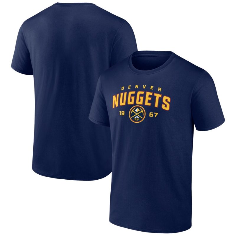 Denver Nuggets Rebel Logo Unisex T-Shirt - Navy