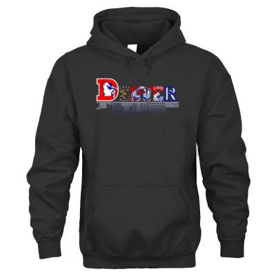 Denver Sport Teams City Skyline Unisex Hoodie