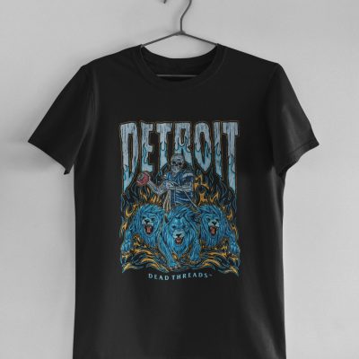 Detroit Football Skeleton Unisex T-Shirt CTS1132