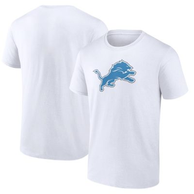 Detroit Lions Primary Logo Unisex T-Shirt - White