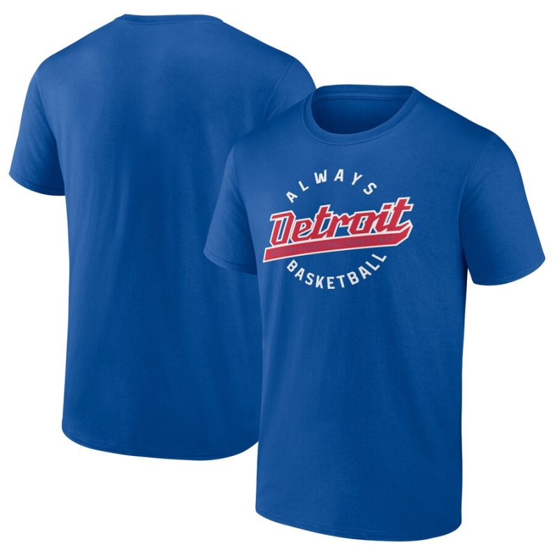 Detroit Pistons Full Court Press Unisex T-Shirt - Blue