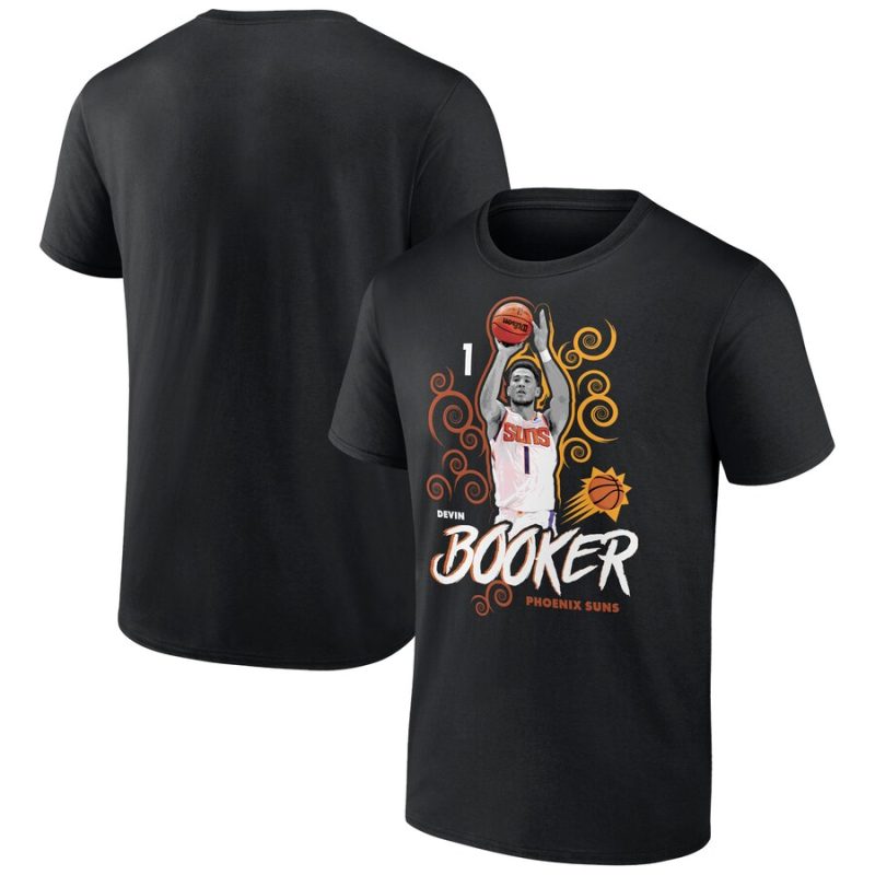 Devin Booker Phoenix Suns Competitor Unisex T-Shirt - Black