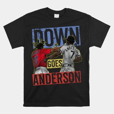 Down Goes Anderson Funny Meme Baseball Unisex T-Shirt