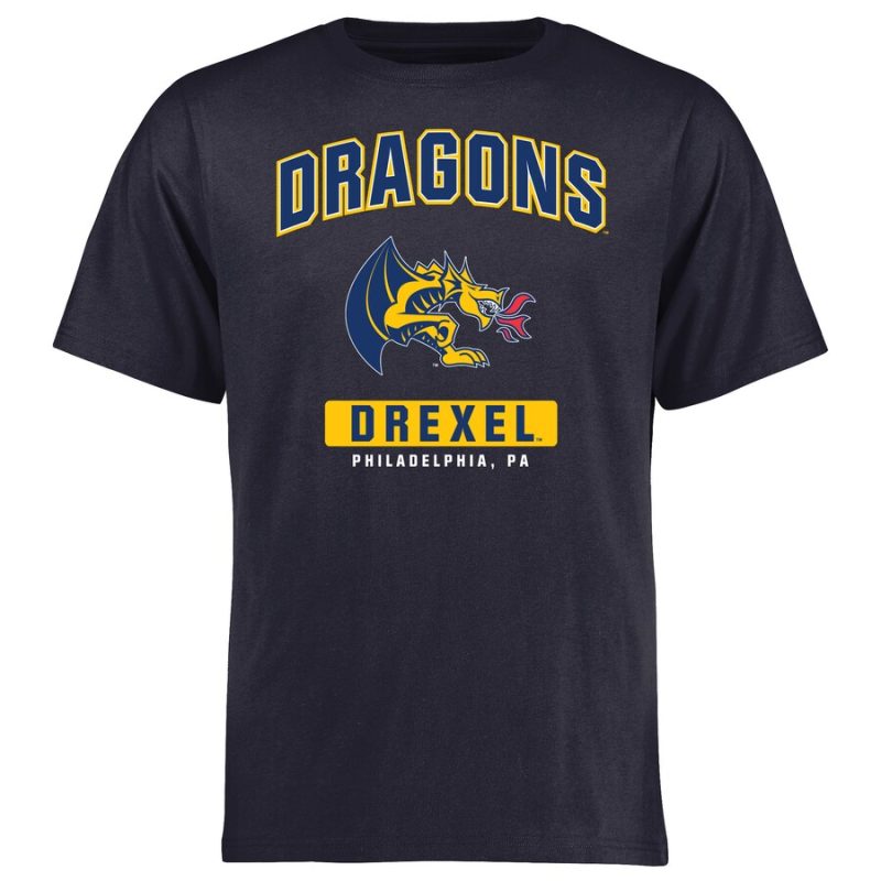 Drexel Dragons Campus Icon Unisex T-Shirt Navy