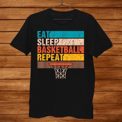 Eat. Sleep. Basketball. Repeat. Basketball Youths Kids Unisex T-Shirt