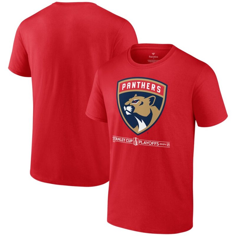 Florida Panthers 2024 Stanley Cup Playoffs Breakout Unisex T-Shirt - Red