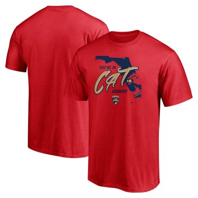 Florida Panthers Hometown Collection Push Ahead Unisex T-Shirt - Red