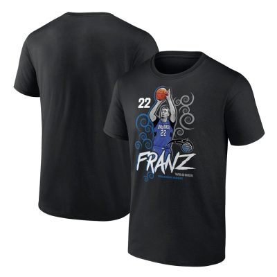 Franz Wagner Orlando Magic Player Name & Number Competitor Unisex T-Shirt - Black