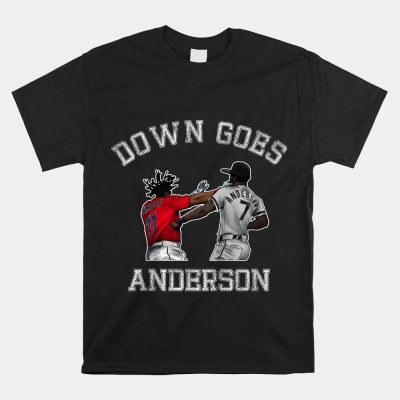 Funny Baseball Down Goes Anderson Unisex T-Shirt