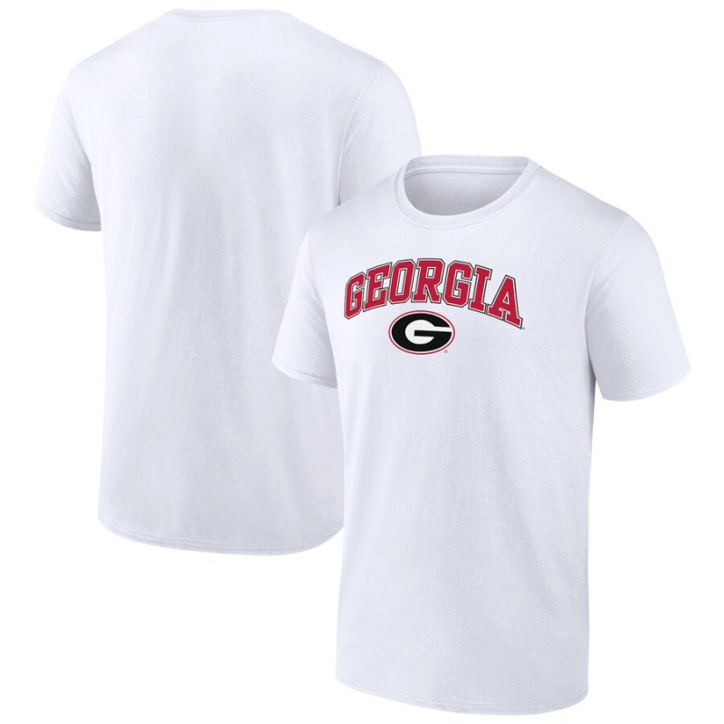 Georgia Bulldogs Campus Unisex T-Shirt White