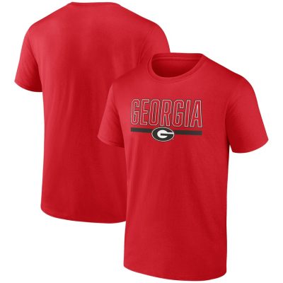 Georgia Bulldogs Classic Inline Team Unisex T-Shirt - Red