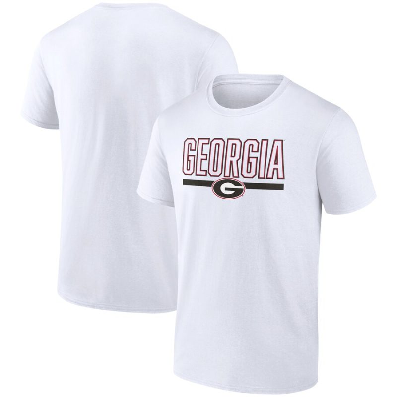 Georgia Bulldogs Classic Inline Team Unisex T-Shirt - White