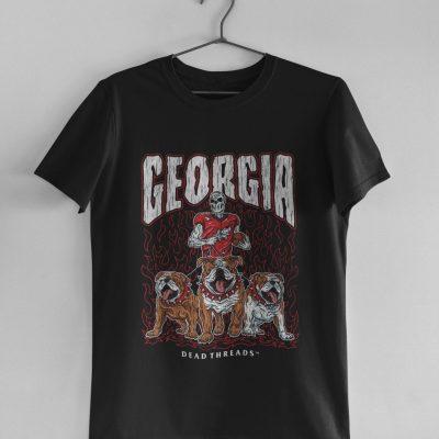 Georgia Football Skeleton Unisex T-Shirt CTS1165