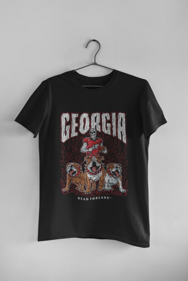 Georgia Football Skeleton Unisex T-Shirt CTS1165