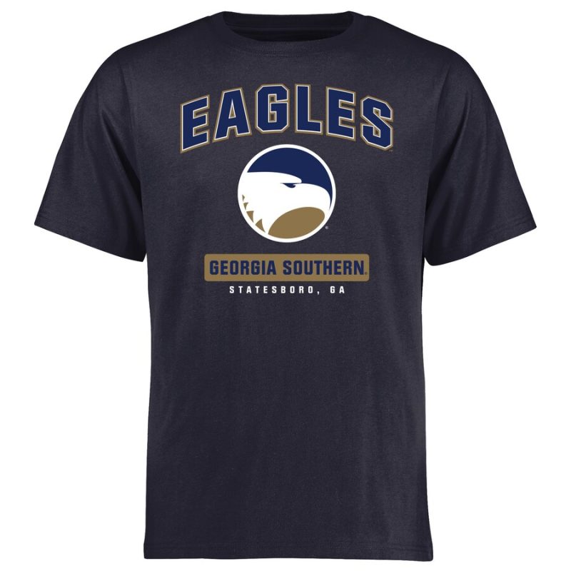 Georgia Southern Eagles Campus Icon Unisex T-Shirt Navy