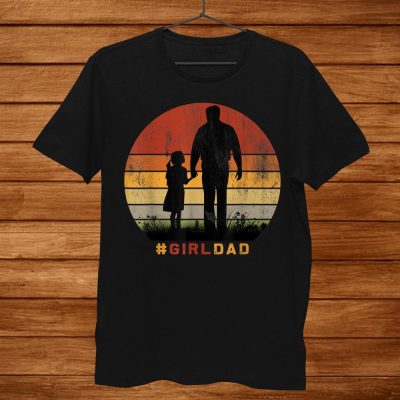 Girldad Girl Dad Fatherand && Daughter Retro Basketball Unisex T-Shirt