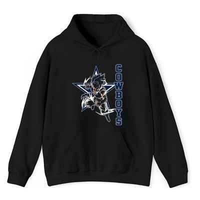 Goku X Dragon Ball X Dallas Cowboys Team X NFL X American Football Unisex Hoodie TAH2191