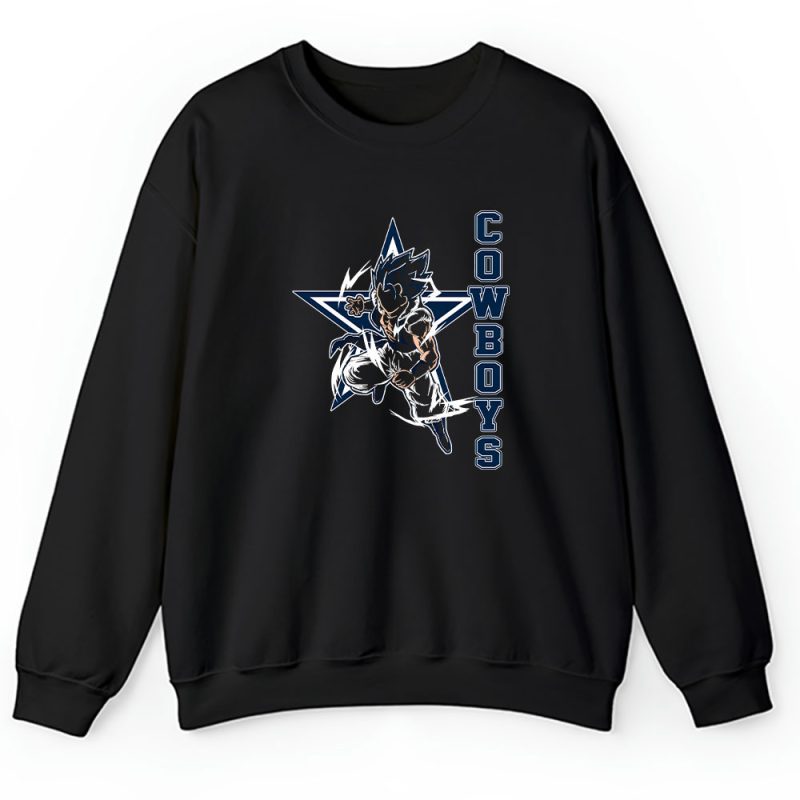 Goku X Dragon Ball X Dallas Cowboys Team X NFL X American Football Unisex Sweatshirt TAS2191