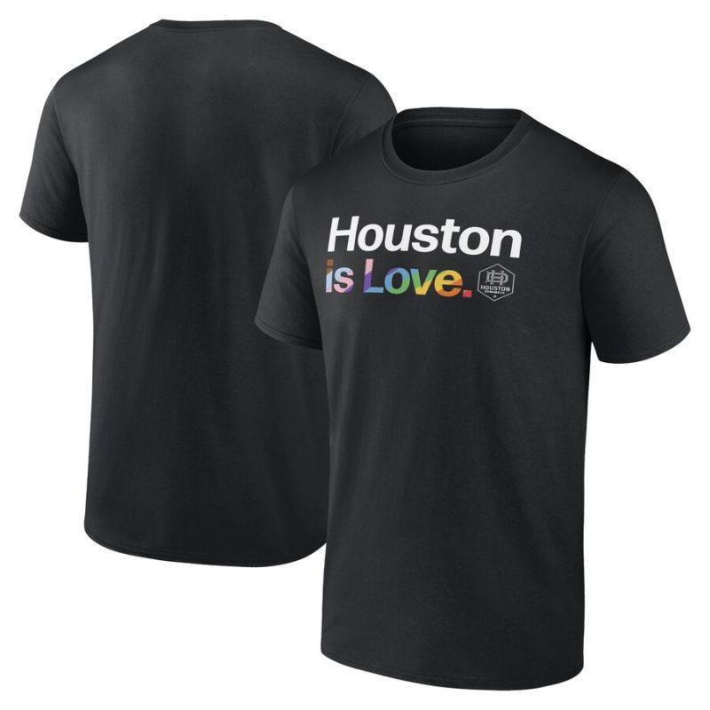 Houston Dynamo FC Team City Pride Logo - Unisex T-Shirt - Black