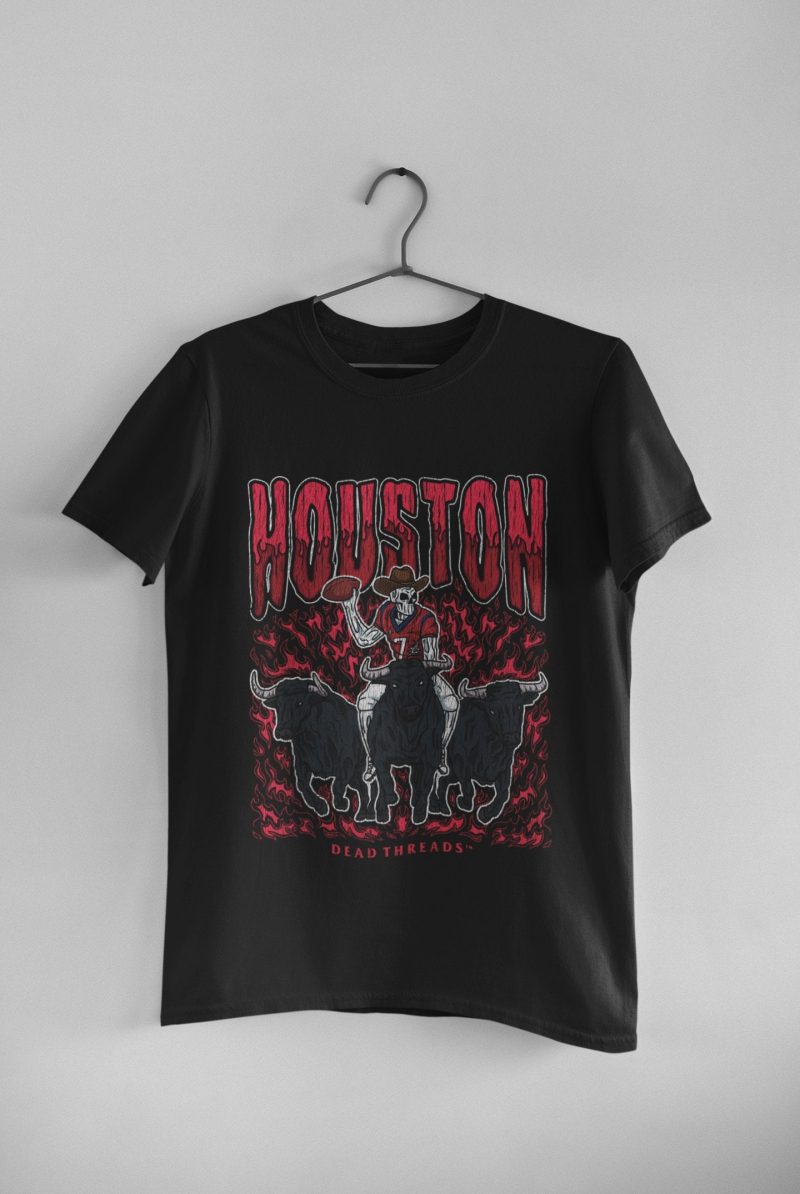 Houston Football Skeleton Unisex T-Shirt CTS1178