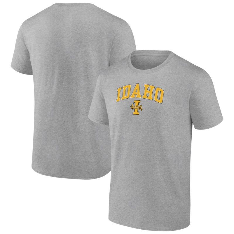 Idaho Vandals Campus Unisex T-Shirt Heather Gray