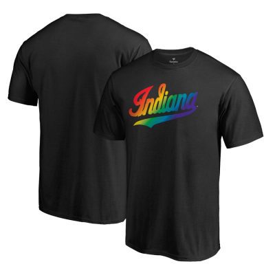 Indiana Hoosiers Pride Logo Unisex T-Shirt - Black