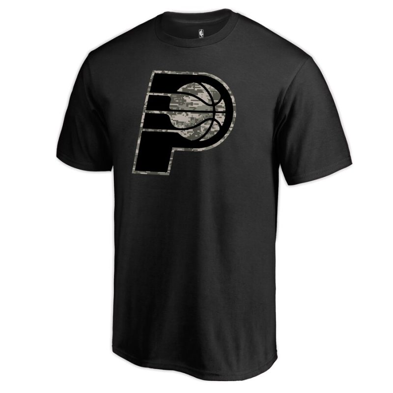 Indiana Pacers Cloak Camo Unisex T-Shirt Black