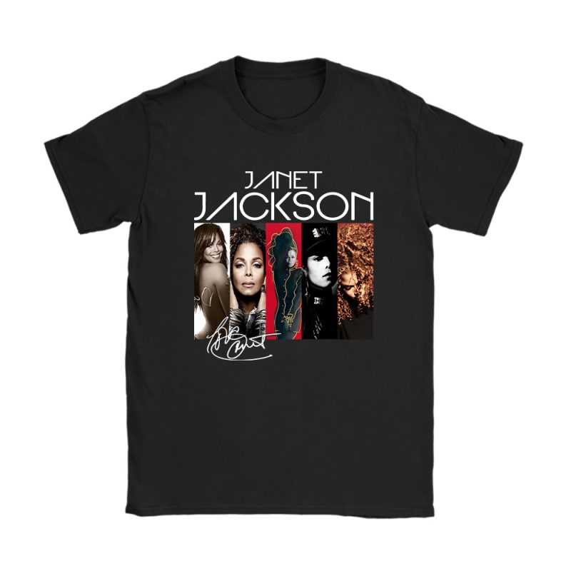 Janet Jackson The Queen Of Pop And Rb Jj Nia Unisex T-Shirt TAT2623