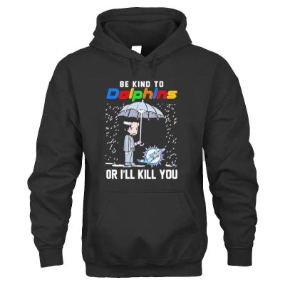 John Wick Be Kind Autism Miami Dolphins Or Ill Kill You Unisex Hoodie