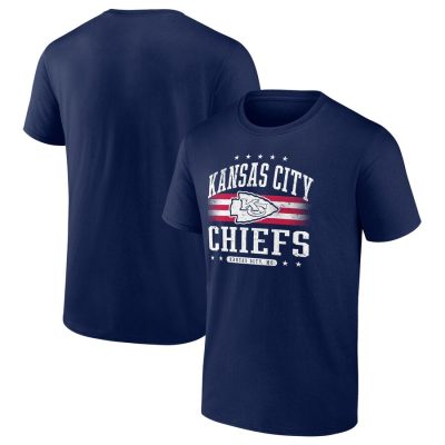 Kansas City Chiefs Americana Team Unisex T-Shirt - Navy