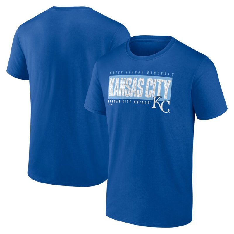 Kansas City Royals Blocked Out Unisex T-Shirt - Royal