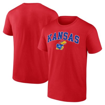 Kansas Jayhawks Campus Unisex T-Shirt Red
