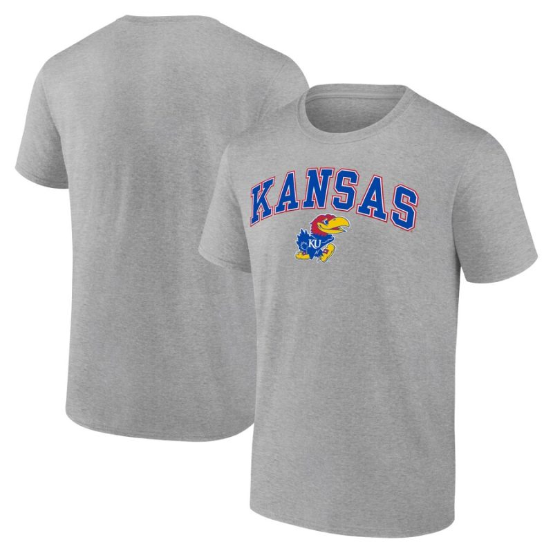 Kansas Jayhawks Campus Unisex T-Shirt Steel