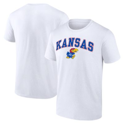 Kansas Jayhawks Campus Unisex T-Shirt White