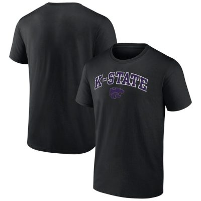 Kansas State Wildcats Campus Unisex T-Shirt Black