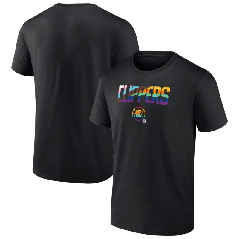 LA Clippers Logo Pride Unisex T-Shirt - Black