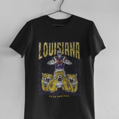 LSU Football Skeleton Unisex T-Shirt CTS1295