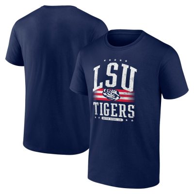 LSU Tigers Americana Team Unisex T-Shirt - Navy