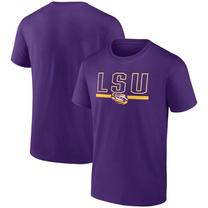 LSU Tigers Classic Inline Team Unisex T-Shirt - Purple