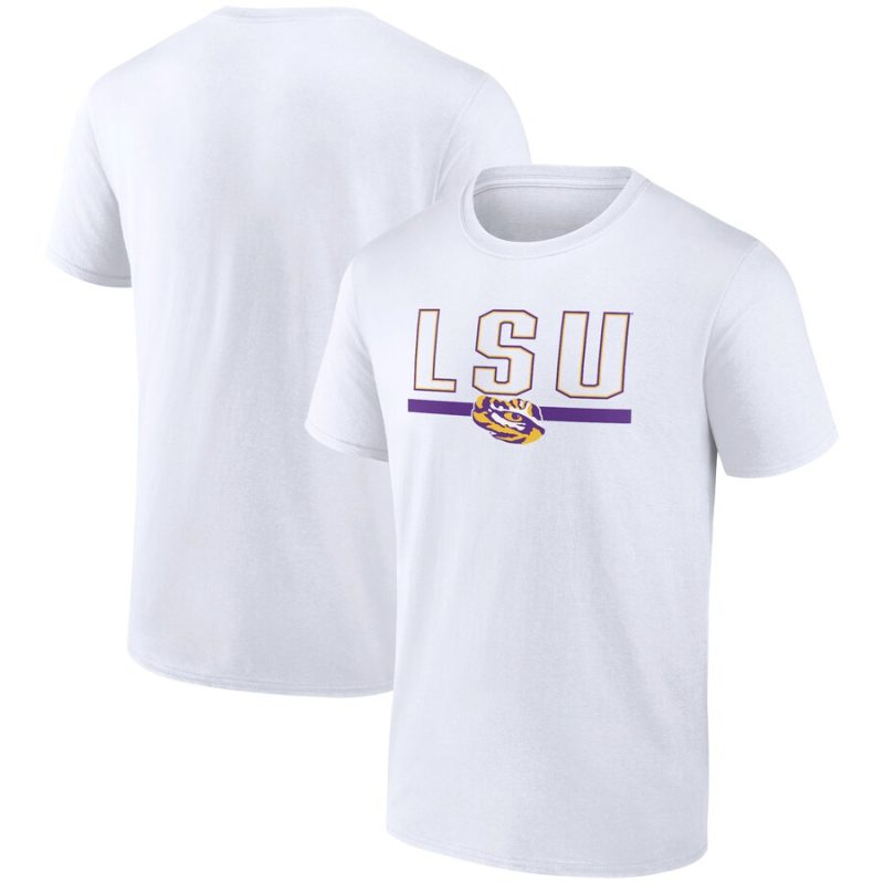 LSU Tigers Classic Inline Team Unisex T-Shirt - White