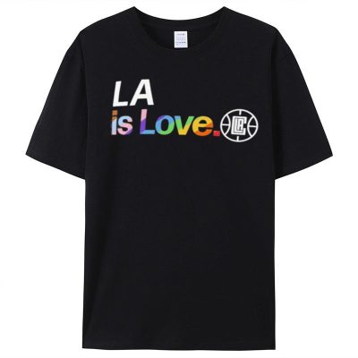 La Clippers Is Love City Pride Team Logo Unisex T-Shirt