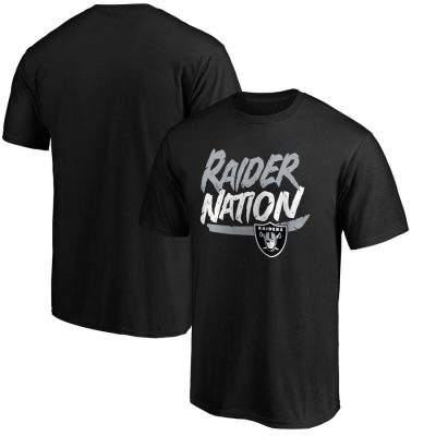 Las Vegas Raiders Hometown Collection Raider Nation Unisex T-Shirt - Black