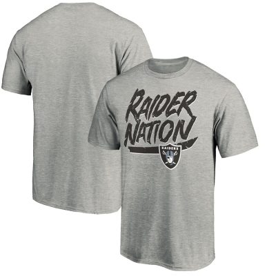 Las Vegas Raiders Hometown Collection Raider Nation Unisex T-Shirt - Heathered Gray