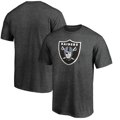 Las Vegas Raiders Primary Logo Unisex T-Shirt - Charcoal