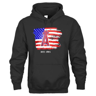 Los Angeles Angels Est 1961 4Th Of July Unisex Hoodie